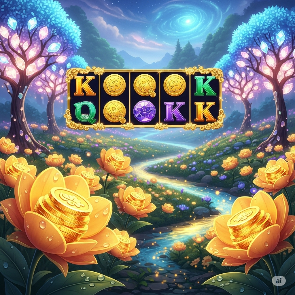 Slot bertema keajaiban bunga koin