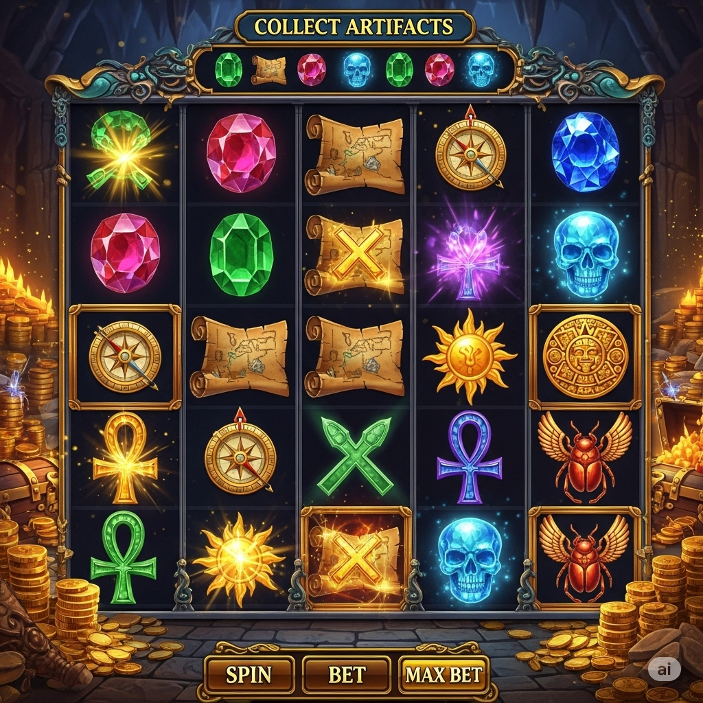 Slot dengan sistem koleksi artefak