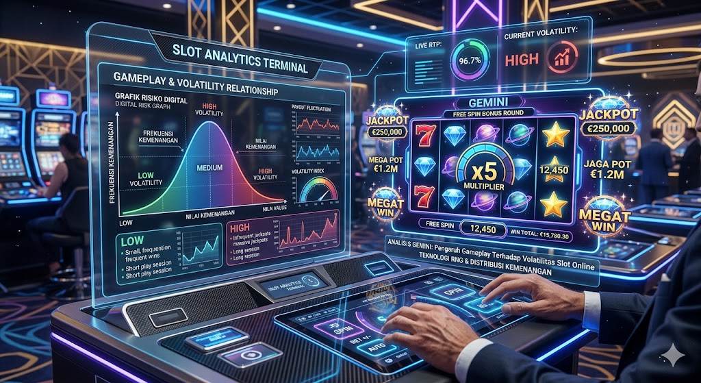Analisis hubungan gameplay dan volatilitas slot online
