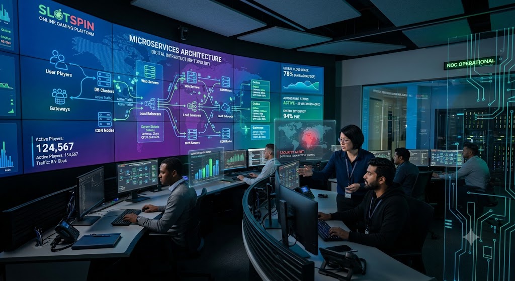 Analisis pengelolaan infrastruktur digital pada sistem slot
