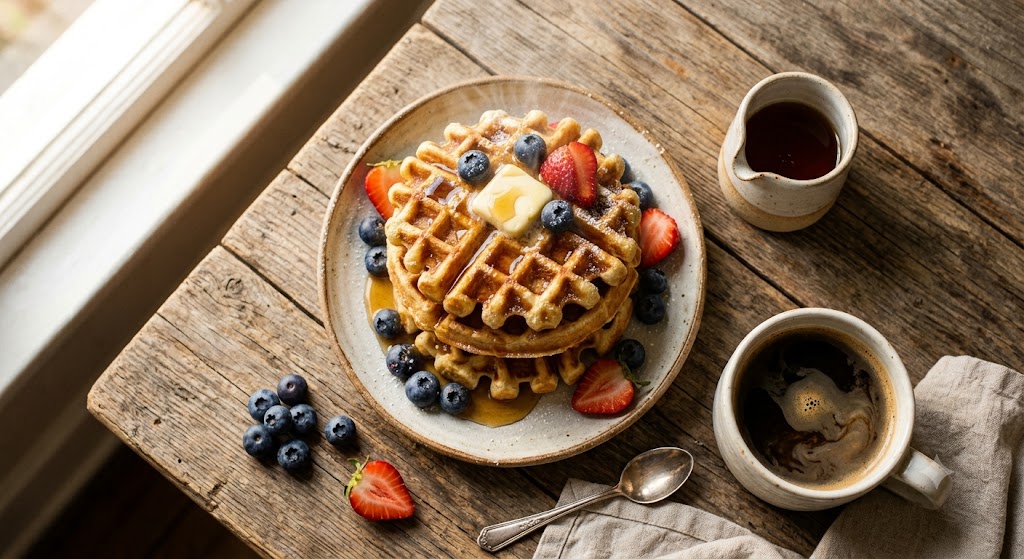 Tips membuat waffle renyah dengan adonan sederhana